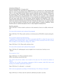 Anonymous Referee #2 Received and published: 15 October 2015