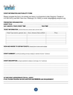 presenting organization