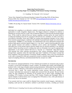 Improving Forest Inventory: Integrating Single Tree Sampling With