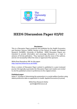 Determining the parameters in a social welfare function using stated
