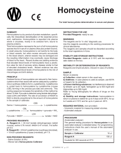 Homocysteine - Wiener lab.