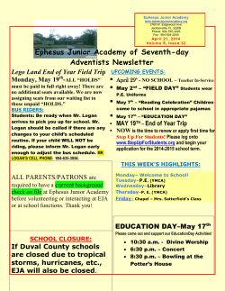 Ephesus Junior Academy of Seventh