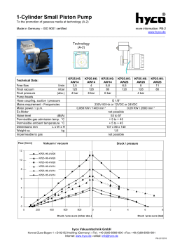 1-Cylinder Small Piston Pump