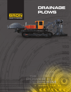 drainage plows