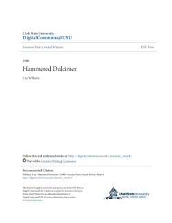 Hammered Dulcimer - DigitalCommons@USU