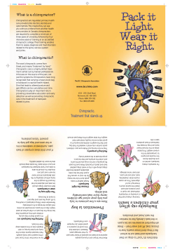 Pack it Light, Wear it Right &ndash; Brochure