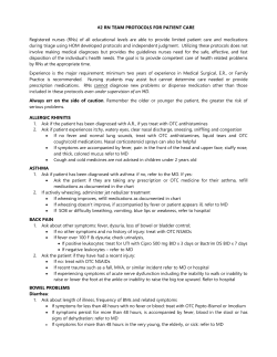 #2 RN TEAM PROTOCOLS FOR PATIENT CARE Registered nurses