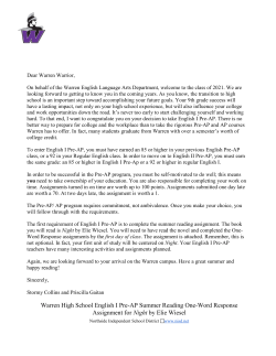 EARL WARREN HIGH SCHOOL