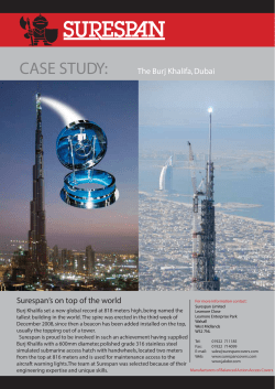 The Burj Khalifa project