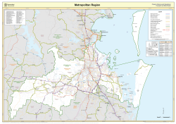 Metropolitan Region Map - Department of Transport and Main Roads