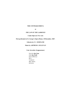 THE CONTRABANDISTA or THE LAW OF THE LADRONES Comic