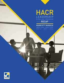 2016 hacr lpp recap - Hispanic Association on Corporate