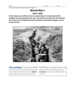 World War I