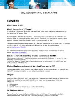 CE Marking