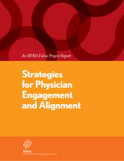 Strategies for Physician Engagement and Alignment