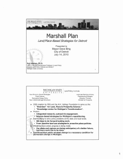 Marshall Plan - Voice of Detroit