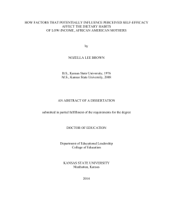 how factors that potentially influence perceived self