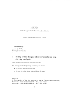 sitivity analysis