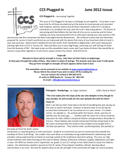 CCS Plugged in June 2012 isssue