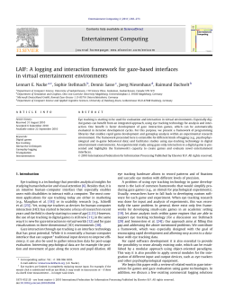 LAIF: A logging and interaction framework for gaze-based