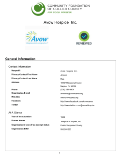 Avow Hospice Inc.