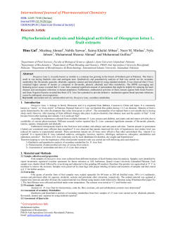 Print this article - Scholar Science Journals