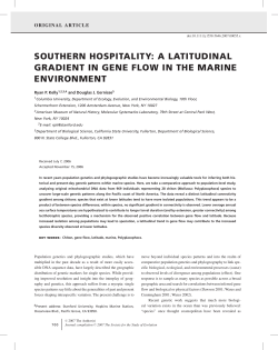 southern hospitality: a latitudinal gradient in