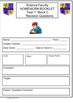 Science - Haslingden High School