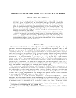 Hamiltonian increasing paths in random edge orderings