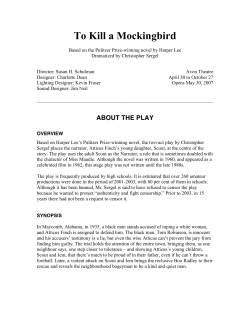 To Kill a Mockingbird