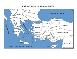 map of asia in roman times black sea