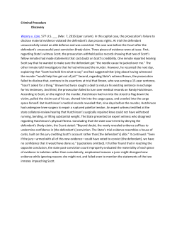 U.S. Supreme Court Criminal Case Summaries: March 7, 2016