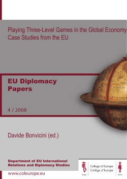 Playing Three-Level Games in the Global