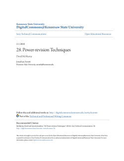 28. Power-revision Techniques - Digital Commons @ Kennesaw State