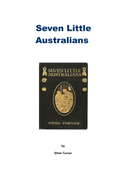Seven Little Australians - A Cheapskate`s Guide to Exploring