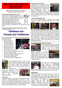 Newsletter Term 3 Number 2