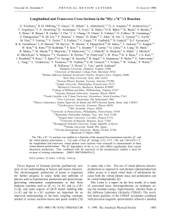 Longitudinal and Transverse Cross Sections in the 1H e,e K1 L