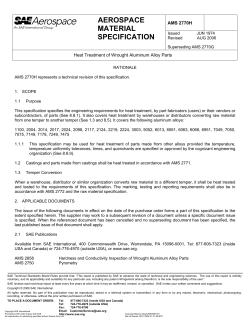 AEROSPACE MATERIAL SPECIFICATION