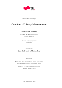 One-Shot 3D Body-Measurement (web-version)