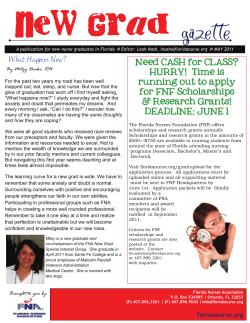 gazette - Florida Nurses Association