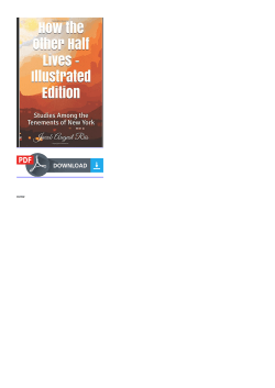 Read How the Other Half Lives - Illustrated Edition