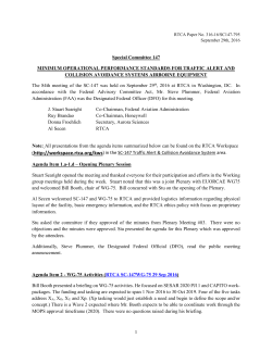 1 Special Committee 147 MINIMUM OPERATIONAL