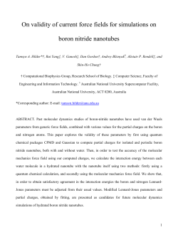 On validity of current force fields for simulations on boron