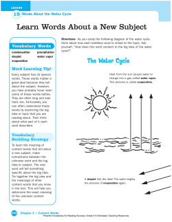 Learn Words About a New Subject