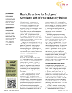 Readability as Lever for Employees` Compliance With