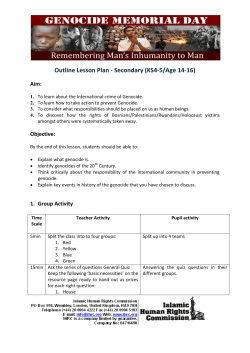 Lesson Plan 27 Oct - Islamic Human Rights Commission