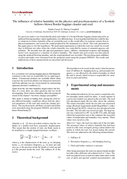 The influence of relative humidity on the physics and