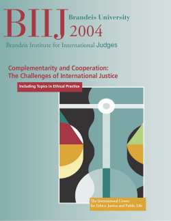 Complementarity and Cooperation: The