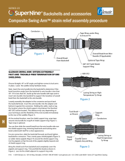Backshells and accessories Composite Swing