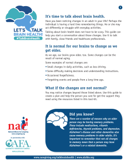 the TalkBrainHealth Tool Kit